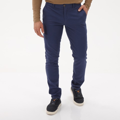 MARTIN & CO-Ανδρικό chino comfort παντελόνι MARTIN & CO 223-32-2368 μπλε ίντιγκο