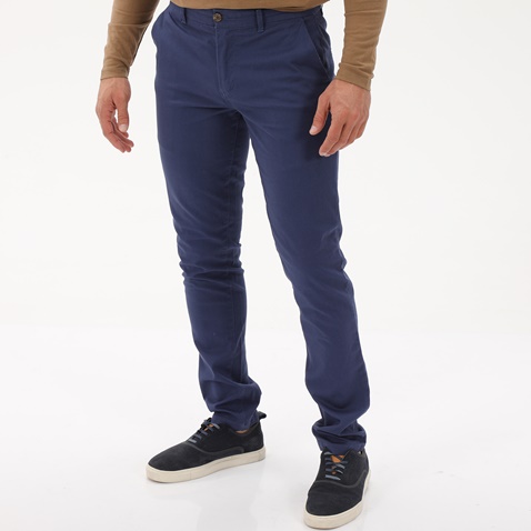MARTIN & CO-Ανδρικό chino comfort παντελόνι MARTIN & CO 223-32-2368 μπλε ίντιγκο