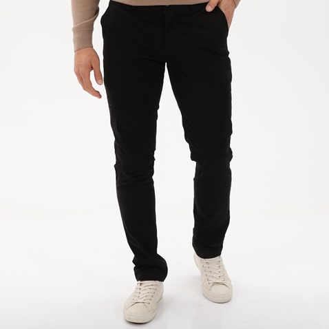 MARTIN & CO-Ανδρικό chino comfort παντελόνι MARTIN & CO 223-32-6514 CHINO COMFORT μαύρο
