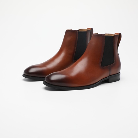 MARTIN & CO-Ανδρικά μποτάκια MARTIN & CO 223-140-0002 καφέ