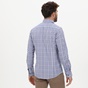 MARTIN & CO-Ανδρικό πουκάμισο MARTIN & CO 223-51-1680 SLIM FIT λευκό μπλε