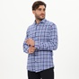 MARTIN & CO-Ανδρικό πουκάμισο MARTIN & CO  223-52-1660 COMFORT FIT λευκό μπλε κόκκινο