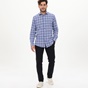 MARTIN & CO-Ανδρικό πουκάμισο MARTIN & CO  223-52-1660 COMFORT FIT λευκό μπλε κόκκινο