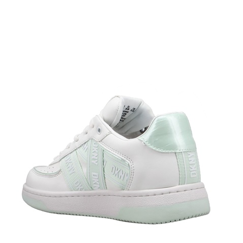 DKNY-Γυναικεία sneakers DKNY K4205683 OLICIA λευκά πράσινα