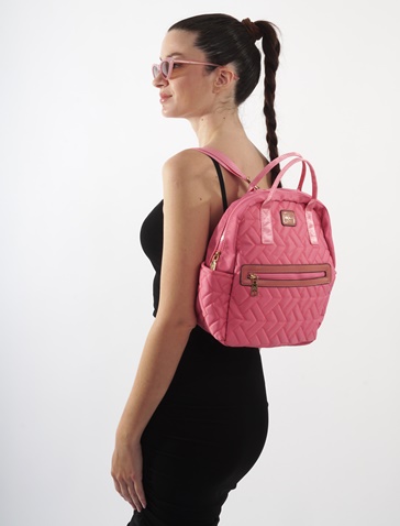 VQF POLO LINE-Γυναικείο backpack VQF POLO LINE 2112 φούξια