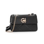 GAUDI-Γυναικεία τσάντα ώμου GAUDI GBG.2W1.083.039 SMALL SATCHEL - line μαύρη