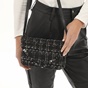 KENDALL+KYLIE-Γυναικεία τσάντα ώμου χιαστί KENDALL+KYLIE KKB.2W2.083.012 STACEY σπρόμαυρη