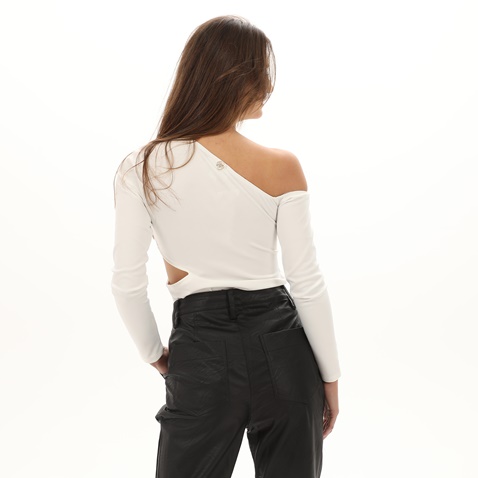 KENDALL+KYLIE-Γυναικείο cut out κορμάκι KENDALL+KYLIE KKW.2W1.014.001 εκρού
