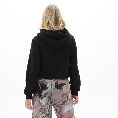 KENDALL+KYLIE-Γυναικεία cropped φούτερ μπλούζα KENDALL+KYLIE KKW.2W1.016.013 μαύρη