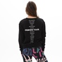 KENDALL+KYLIE-Γυναικεία φούτερ μπλούζα KENDALL+KYLIE KKW.2W1.016.017 GOTH LOGO μαύρη