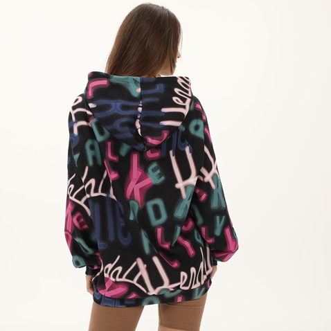 KENDALL+KYLIE-Γυναικεία φούτερ μπλούζα KENDALL+KYLIE KKW.2W1.016.041 PSYCHO PRINT μαύρη