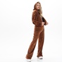 KENDALL+KYLIE-Γυναικεία βελουτέ cropped ζακέτα KENDALL+KYLIE KKW.2W1.016.051 καφέ