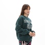 KENDALL+KYLIE-Γυναικεία φούτερ μπλούζα KENDALL+KYLIE KKW.2W0.016.009 PUFF LOGO OVERSIZED πράσινη
