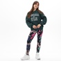 KENDALL+KYLIE-Γυναικεία φούτερ μπλούζα KENDALL+KYLIE KKW.2W0.016.009 PUFF LOGO OVERSIZED πράσινη