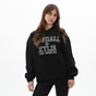KENDALL+KYLIE-Γυναικεία φούτερ μπλούζα KENDALL+KYLIE KKW.2W0.016.009 PUFF LOGO OVERSIZED μαύρη