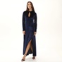 KENDALL+KYLIE-Γυναικείο μακρύ βελουτέ φόρεμα KENDALL+KYLIE KKW.2W0.030.008 μπλε