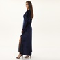 KENDALL+KYLIE-Γυναικείο μακρύ βελουτέ φόρεμα KENDALL+KYLIE KKW.2W0.030.008 μπλε