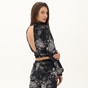 KENDALL+KYLIE-Γυναικείο μακρυμάνικο τοπ KENDALL+KYLIE KKW.2W0.040.002 μαύρο γκρι