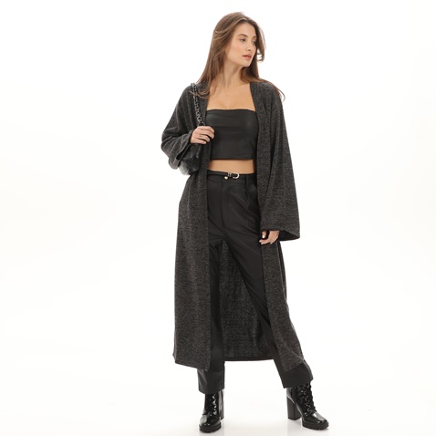 KENDALL+KYLIE-Γυναικεία μακριά ζακέτα KENDALL+KYLIE KKW.2W0.042.001 μαύρη