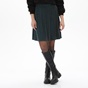 KENDALL+KYLIE-Γυναικεία mini φούστα KENDALL+KYLIE KKW.2W0.050.003 MIXED πράσινη ριγέ