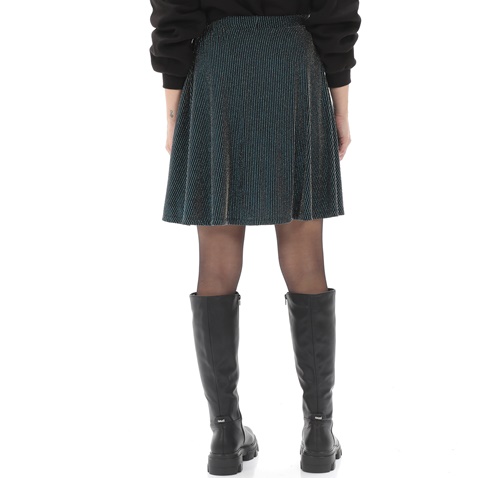 KENDALL+KYLIE-Γυναικεία mini φούστα KENDALL+KYLIE KKW.2W0.050.003 MIXED πράσινη ριγέ