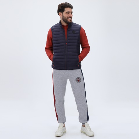 MARTIN & CO-Ανδρικό αμάνικο μπουφάν MARTIN & CO 223-80-2935 μπλε