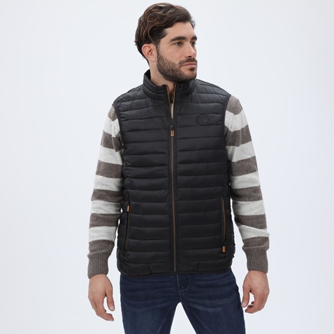 MARTIN & CO-Ανδρικό αμάνικο μπουφάν MARTIN & CO 223-80-2935 μαύρο
