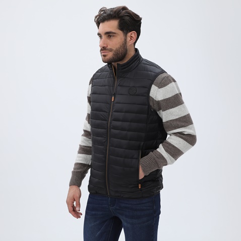 MARTIN & CO-Ανδρικό αμάνικο μπουφάν MARTIN & CO 223-80-2935 μαύρο