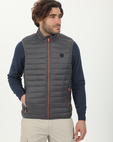 MARTIN & CO-Ανδρικό αμάνικο μπουφάν MARTIN & CO 223-80-2935 γκρι