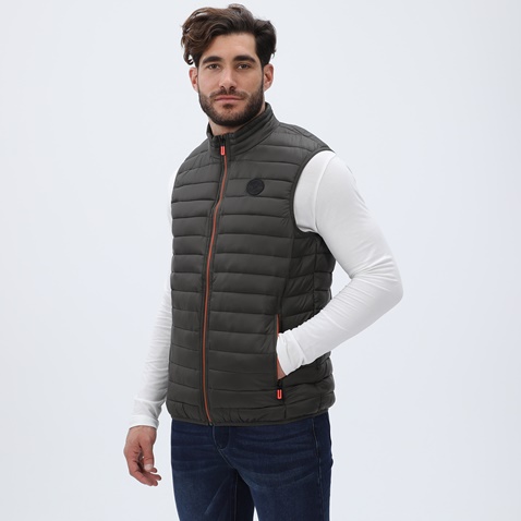 MARTIN & CO-Ανδρικό αμάνικο μπουφάν MARTIN & CO 223-80-2935 γκρι