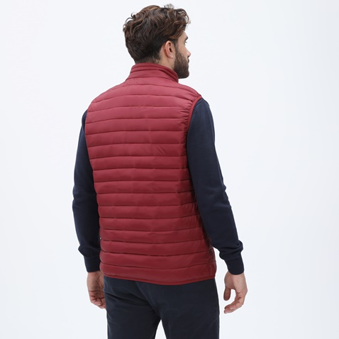 MARTIN & CO-Ανδρικό αμάνικο μπουφάν MARTIN & CO 223-80-2935 κόκκινο