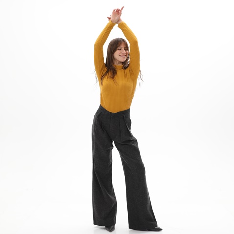 STAFF JEANS-Γυναικεία μπλούζα ζιβάγκο STAFF JEANS 63-001.042 LIANA κίτρινη