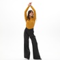 STAFF JEANS-Γυναικεία μπλούζα ζιβάγκο STAFF JEANS 63-001.042 LIANA κίτρινη