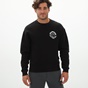 BLUE HUNTER-Unisex φούτερ μπλούζα BLUE HUNTER 24111110101 U CREW HUNTERS CLUB μαύρη