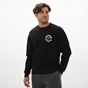 BLUE HUNTER-Unisex φούτερ μπλούζα BLUE HUNTER 24111110101 U CREW HUNTERS CLUB μαύρη