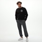 BLUE HUNTER-Unisex φούτερ μπλούζα BLUE HUNTER 24111110101 U CREW HUNTERS CLUB μαύρη