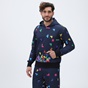 BLUE HUNTER-Unisex φούτερ μπλούζα BLUE HUNTER 24113080200 U HOODIE TETRIS μπλε