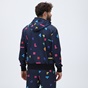 BLUE HUNTER-Unisex φούτερ μπλούζα BLUE HUNTER 24113080200 U HOODIE TETRIS μπλε