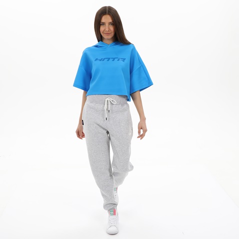 BLUE HUNTER-Γυναικείο παντελόνι φόρμας BLUE HUNTER 24112120104 W MOVER JOGGER γκρι