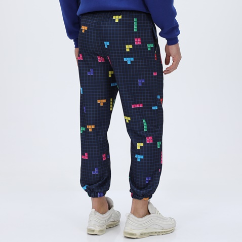 BLUE HUNTER-Unisex παντελόνι φόρμας BLUE HUNTER 24113120300 U JOGGER TETRIS μπλε