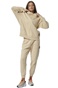 BODY ACTION-Γυναικεία fleece ζακέτα BODY ACTION 071321-01 μπεζ