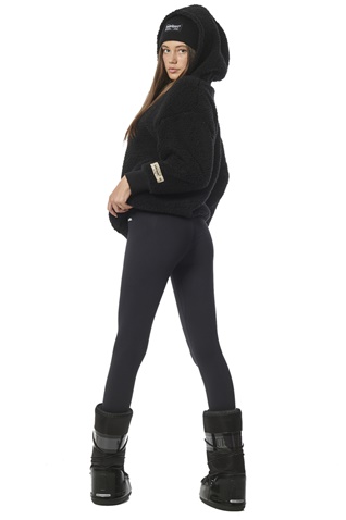 BODY ACTION-Γυναικεία oversized ζακέτα BODY ACTION 071323-01 μαύρη