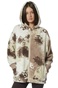 BODY ACTION-Γυναικεία oversized ζακέτα BODY ACTION 071323-01 μπεζ εκρού