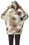 BODY ACTION-Γυναικεία oversized ζακέτα BODY ACTION 071323-01 μπεζ εκρού