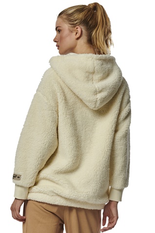 BODY ACTION-Γυναικεία oversized ζακέτα BODY ACTION 071323-01 εκρού