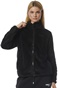 BODY ACTION-Γυναικεία fleece ζακέτα BODY ACTION 071329-01 μαύρη