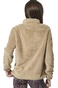 BODY ACTION-Γυναικεία fleece ζακέτα BODY ACTION 071329-01 μπεζ