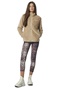 BODY ACTION-Γυναικεία fleece ζακέτα BODY ACTION 071329-01 μπεζ