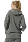 BODY ACTION-Γυναικεία φούτερ ζακέτα BODY ACTION 071332-01 γκρι