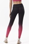 BODY ACTION-Γυναικείο κολάν BODY ACTION 011316-01 μαύρο ροζ